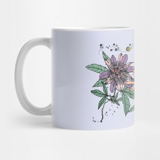 The Passionflower and the Bee Mug